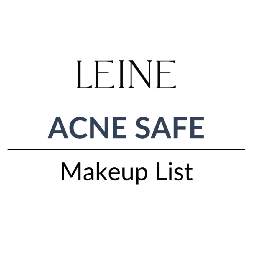 Acne Safe Makeup List
