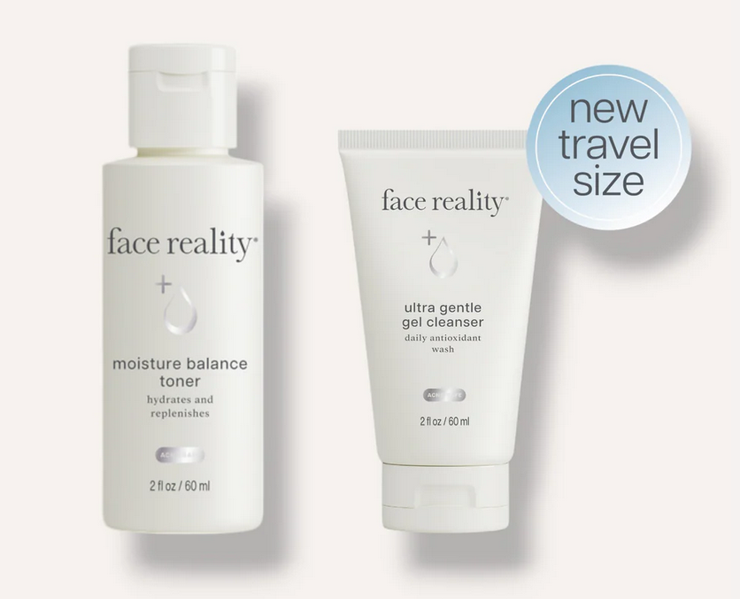 Face Reality Travel Size - Ultra Gentle Cleanser & Moisture Balance Toner