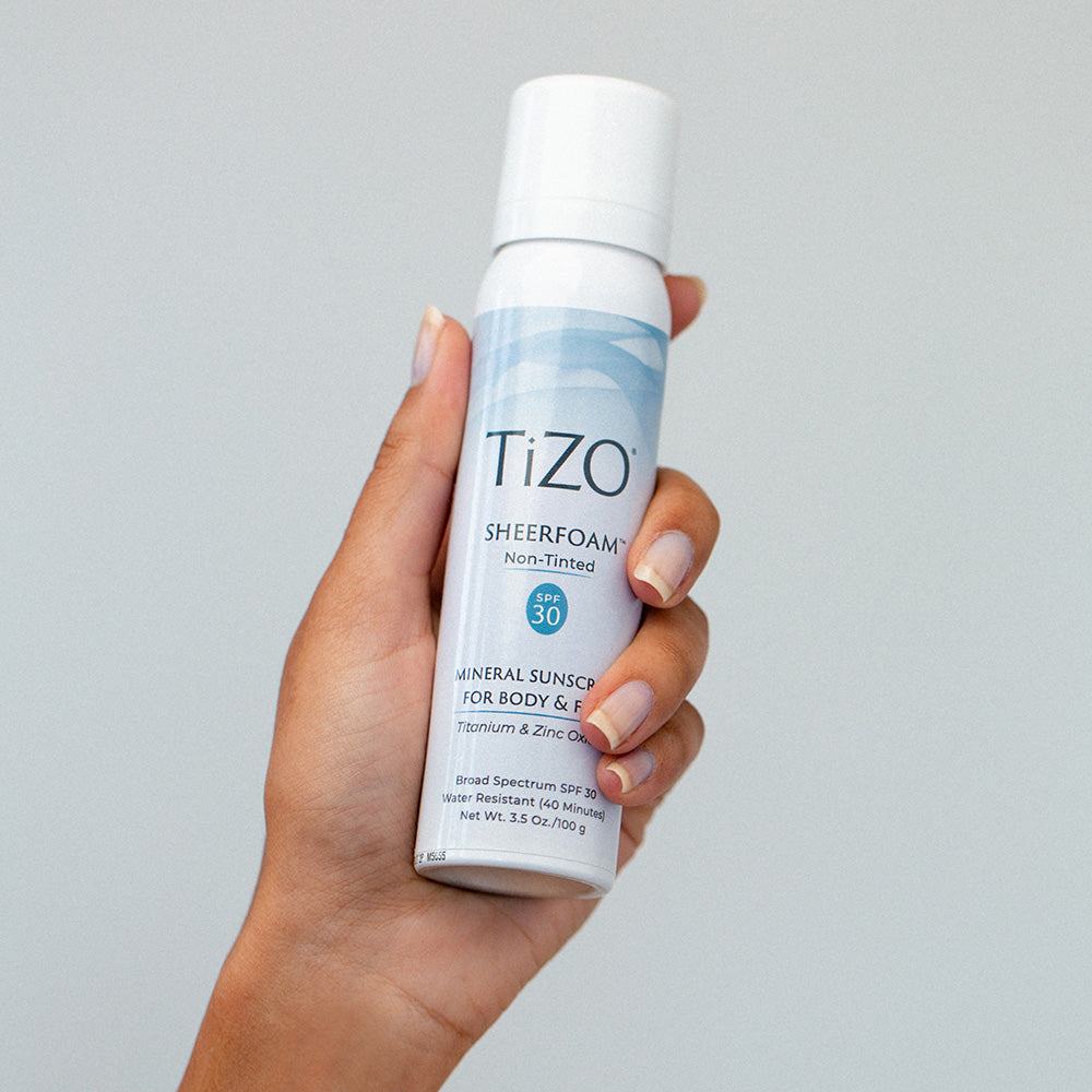 TiZO SheerFoam Body & Face Non-Tinted