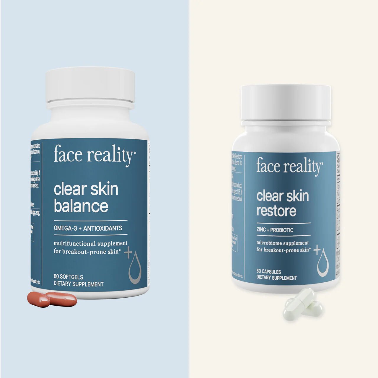Face Reality Clear Skin Supplement Duo - Face Reality - Face Reality