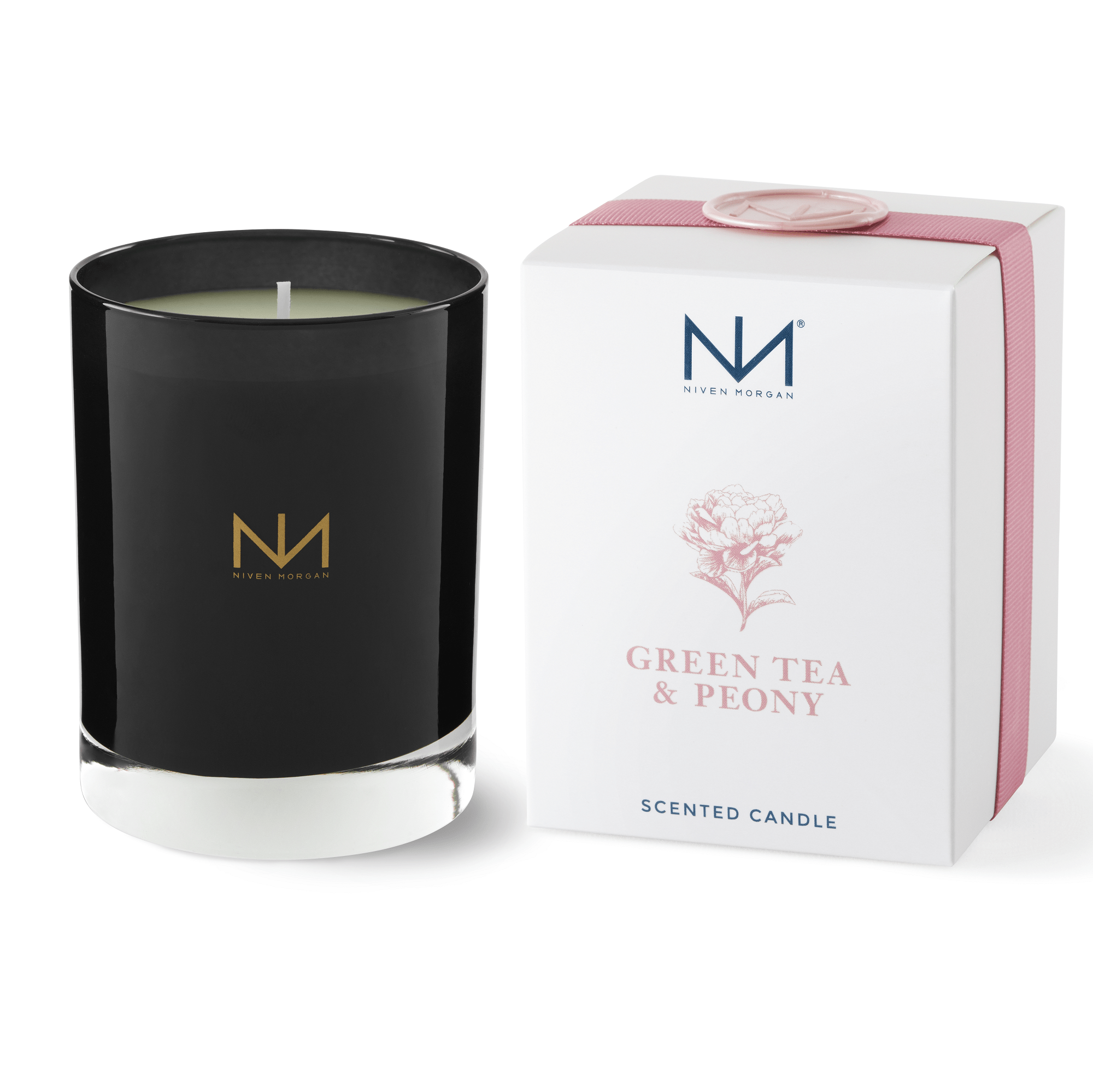 Green Tea & Peony Candle - Niven Morgan - Niven Morgan