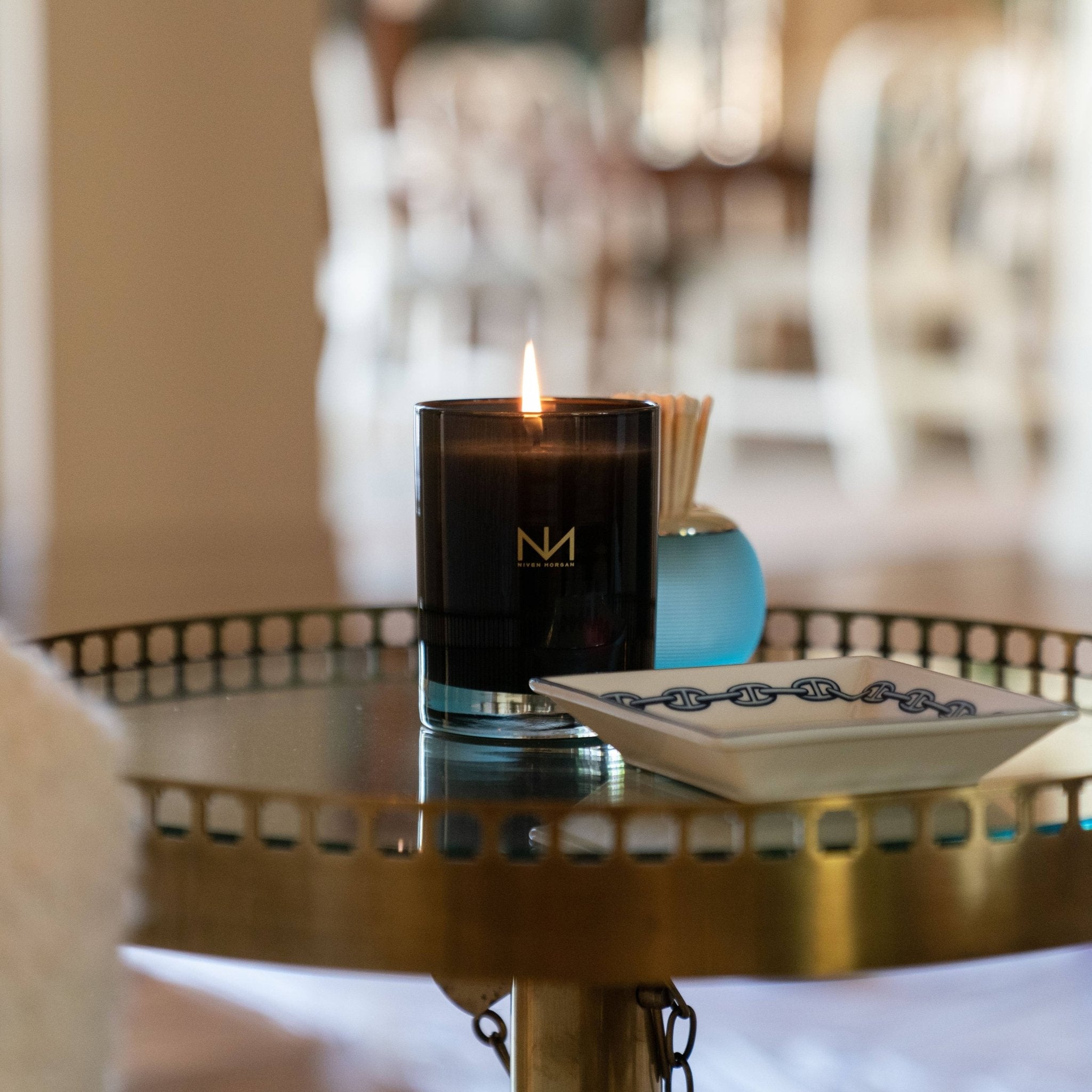 Green Tea & Peony Candle - Niven Morgan - Niven Morgan