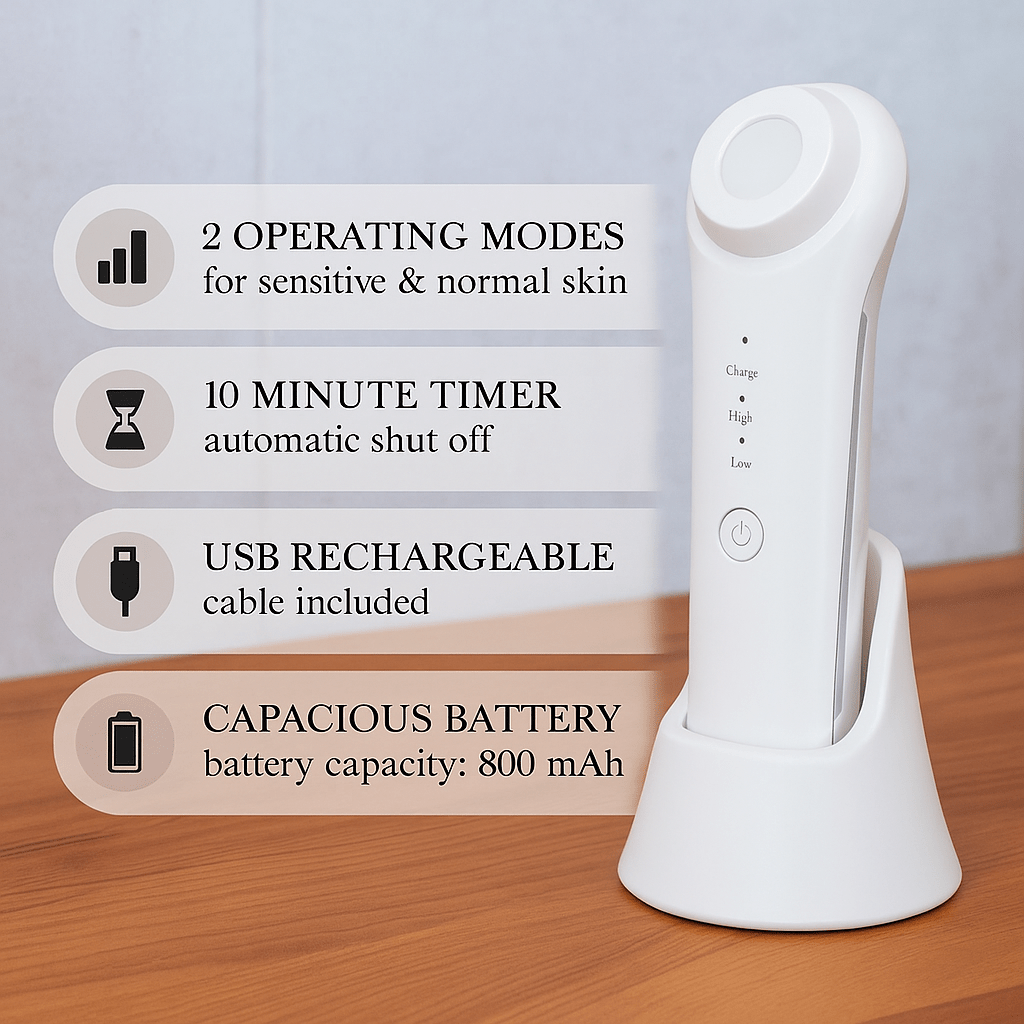 High Frequency Plasma Therapy Cordless Handheld Skincare Device for Acne and Aging - LEINE - LEINE Med Spa- High Frequency Wand for Acne