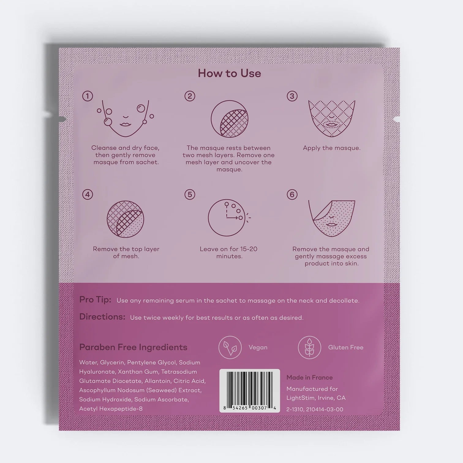 LightStim SheetMasque - Box of 6 - LightStim - LightStim