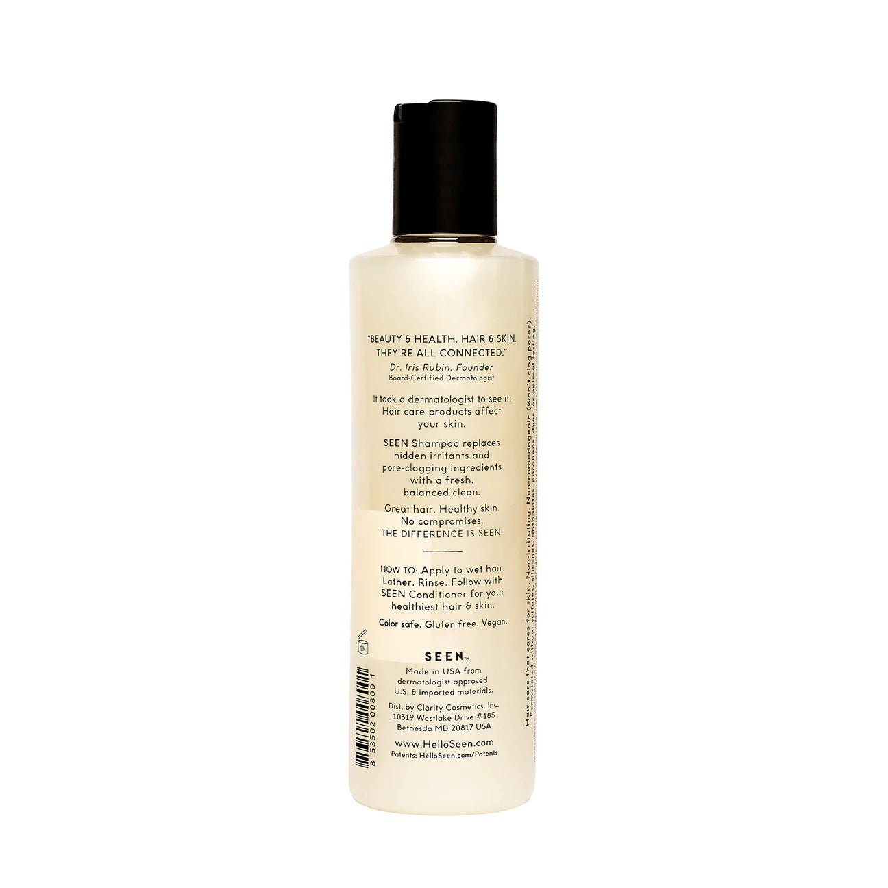 SEEN SHAMPOO, FRAGRANCE FREE - SEEN - SEEN