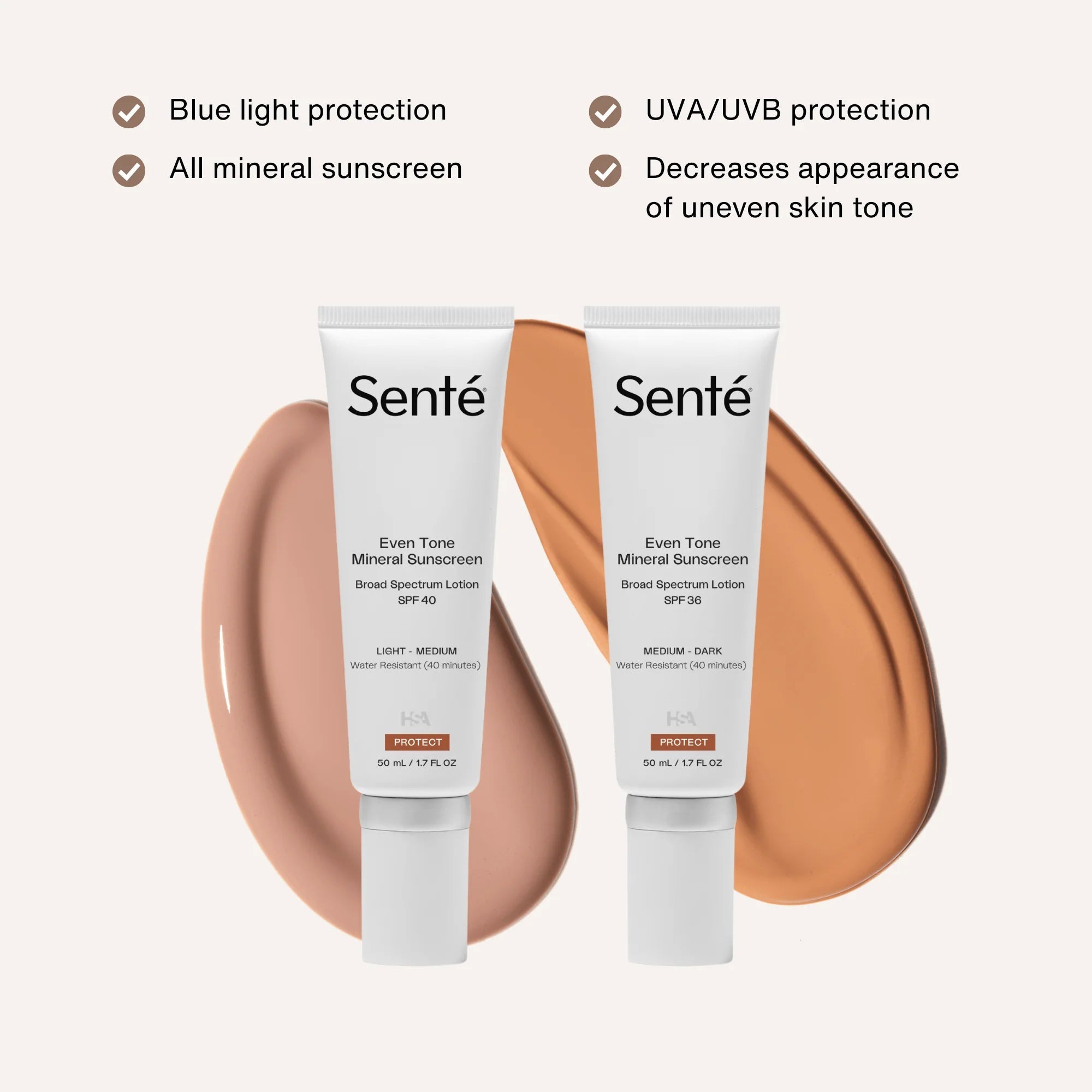 Sente Even Tone Mineral Sunscreen - Sente - LEINE The Seattle Acne Clinic & Wellness Spa